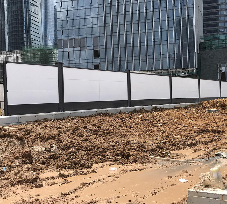 鋼圍擋助力城市建設(shè)、市政工程改造