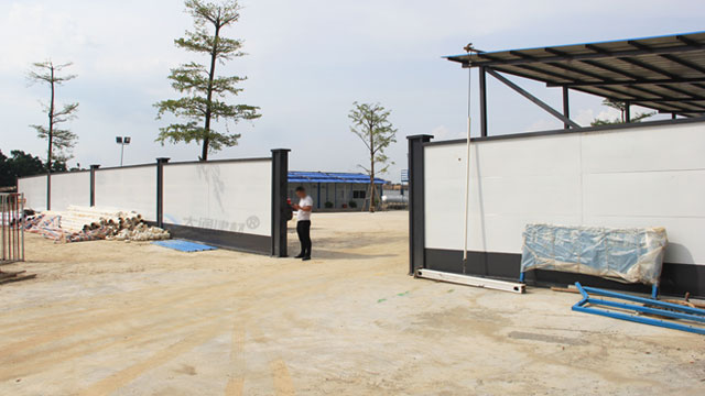 深圳建筑工地圍擋-地產(chǎn)項目工程圍擋-鋼結(jié)構烤漆圍擋a款-A/B/C類圍擋-深圳市大通建材有限公司圍擋生產(chǎn)定制廠家